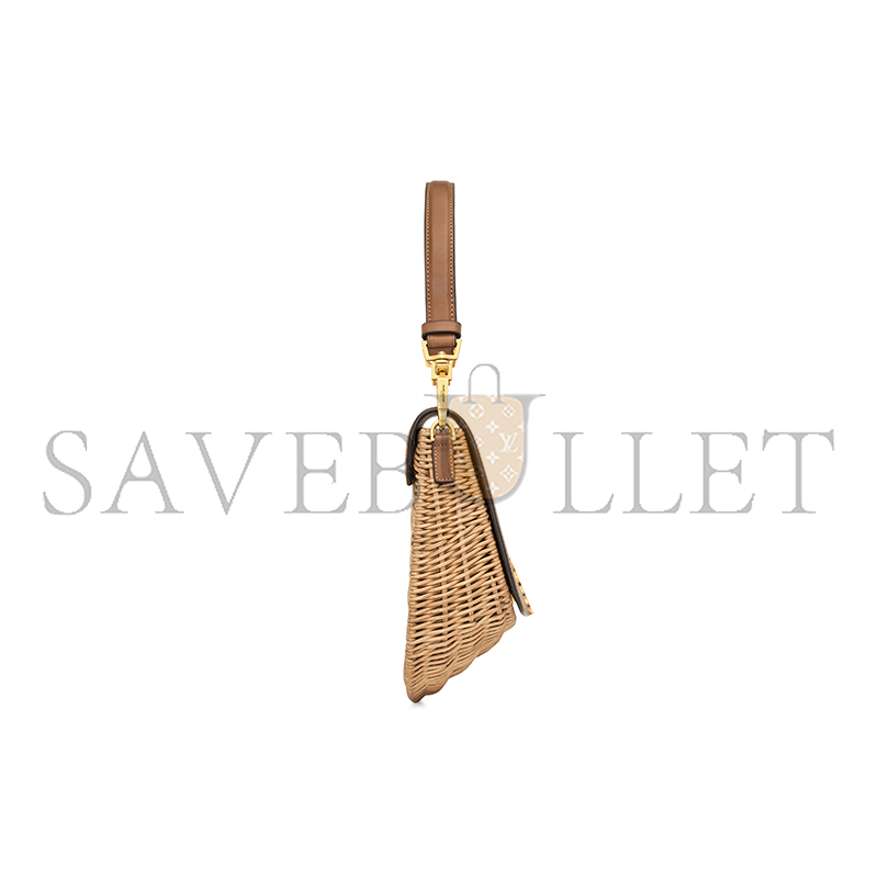 YSL MINI VOLTAIRE TOP HANDLE BAG IN OSIER 838062GF03J2080 (21*23*9cm)